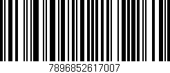 Código de barras (EAN, GTIN, SKU, ISBN): '7896852617007'