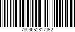 Código de barras (EAN, GTIN, SKU, ISBN): '7896852617052'