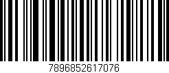 Código de barras (EAN, GTIN, SKU, ISBN): '7896852617076'