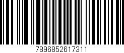 Código de barras (EAN, GTIN, SKU, ISBN): '7896852617311'