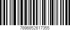 Código de barras (EAN, GTIN, SKU, ISBN): '7896852617355'