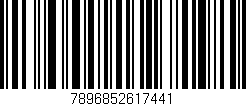Código de barras (EAN, GTIN, SKU, ISBN): '7896852617441'