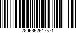 Código de barras (EAN, GTIN, SKU, ISBN): '7896852617571'