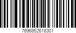 Código de barras (EAN, GTIN, SKU, ISBN): '7896852618301'