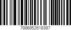 Código de barras (EAN, GTIN, SKU, ISBN): '7896852618387'