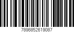 Código de barras (EAN, GTIN, SKU, ISBN): '7896852619087'