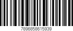 Código de barras (EAN, GTIN, SKU, ISBN): '7896858615939'