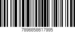 Código de barras (EAN, GTIN, SKU, ISBN): '7896858617995'