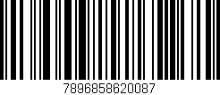 Código de barras (EAN, GTIN, SKU, ISBN): '7896858620087'