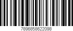 Código de barras (EAN, GTIN, SKU, ISBN): '7896858622098'