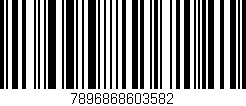 Código de barras (EAN, GTIN, SKU, ISBN): '7896868603582'
