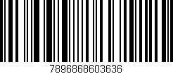 Código de barras (EAN, GTIN, SKU, ISBN): '7896868603636'