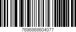 Código de barras (EAN, GTIN, SKU, ISBN): '7896868604077'