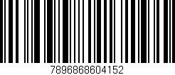 Código de barras (EAN, GTIN, SKU, ISBN): '7896868604152'
