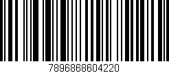Código de barras (EAN, GTIN, SKU, ISBN): '7896868604220'