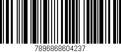 Código de barras (EAN, GTIN, SKU, ISBN): '7896868604237'