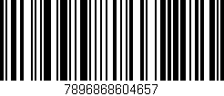 Código de barras (EAN, GTIN, SKU, ISBN): '7896868604657'