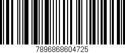 Código de barras (EAN, GTIN, SKU, ISBN): '7896868604725'