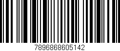 Código de barras (EAN, GTIN, SKU, ISBN): '7896868605142'