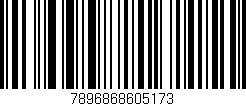 Código de barras (EAN, GTIN, SKU, ISBN): '7896868605173'