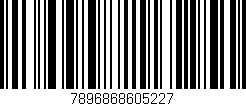 Código de barras (EAN, GTIN, SKU, ISBN): '7896868605227'