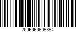 Código de barras (EAN, GTIN, SKU, ISBN): '7896868605654'