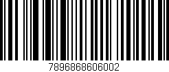 Código de barras (EAN, GTIN, SKU, ISBN): '7896868606002'
