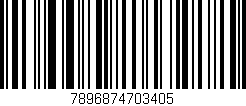 Código de barras (EAN, GTIN, SKU, ISBN): '7896874703405'