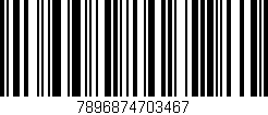 Código de barras (EAN, GTIN, SKU, ISBN): '7896874703467'