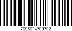 Código de barras (EAN, GTIN, SKU, ISBN): '7896874703702'