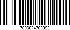 Código de barras (EAN, GTIN, SKU, ISBN): '7896874703993'