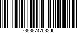 Código de barras (EAN, GTIN, SKU, ISBN): '7896874706390'