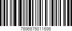 Código de barras (EAN, GTIN, SKU, ISBN): '7896878011698'