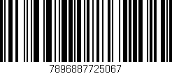 Código de barras (EAN, GTIN, SKU, ISBN): '7896887725067'