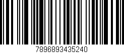 Código de barras (EAN, GTIN, SKU, ISBN): '7896893435240'
