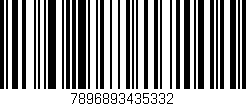 Código de barras (EAN, GTIN, SKU, ISBN): '7896893435332'