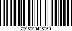 Código de barras (EAN, GTIN, SKU, ISBN): '7896893435363'