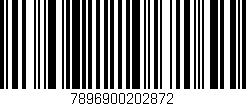 Código de barras (EAN, GTIN, SKU, ISBN): '7896900202872'
