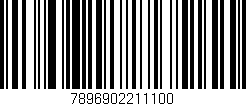 Código de barras (EAN, GTIN, SKU, ISBN): '7896902211100'