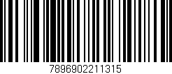 Código de barras (EAN, GTIN, SKU, ISBN): '7896902211315'