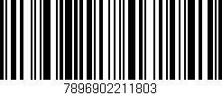 Código de barras (EAN, GTIN, SKU, ISBN): '7896902211803'