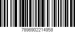 Código de barras (EAN, GTIN, SKU, ISBN): '7896902214958'