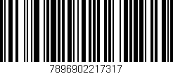Código de barras (EAN, GTIN, SKU, ISBN): '7896902217317'