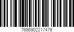 Código de barras (EAN, GTIN, SKU, ISBN): '7896902217478'