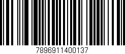Código de barras (EAN, GTIN, SKU, ISBN): '7896911400137'
