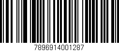Código de barras (EAN, GTIN, SKU, ISBN): '7896914001287'