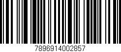 Código de barras (EAN, GTIN, SKU, ISBN): '7896914002857'