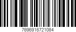 Código de barras (EAN, GTIN, SKU, ISBN): '7896916721084'