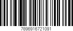 Código de barras (EAN, GTIN, SKU, ISBN): '7896916721091'