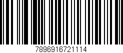 Código de barras (EAN, GTIN, SKU, ISBN): '7896916721114'